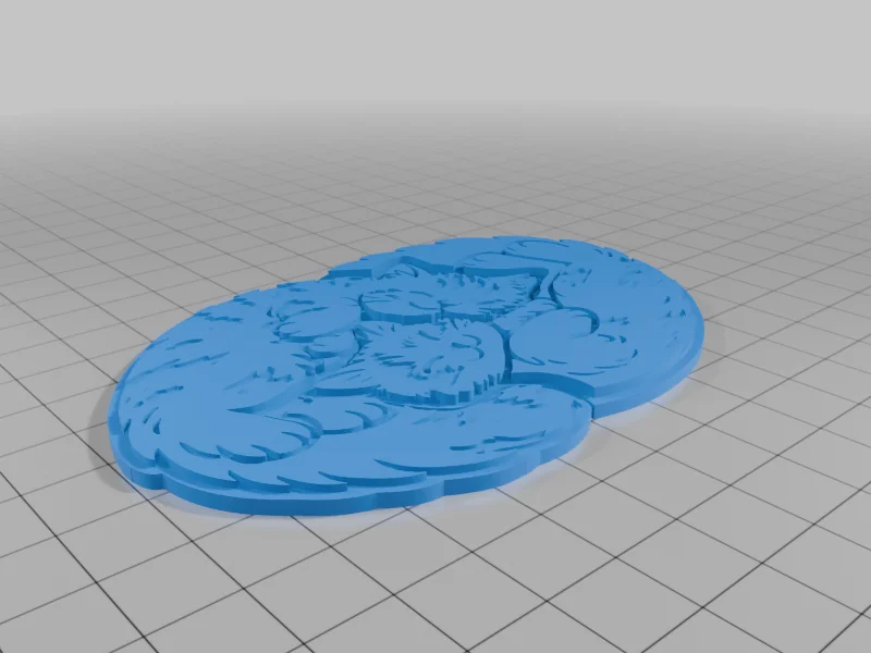 3D модель Набір брелків зі сплячими кішками – Інь та Ян - фото 10