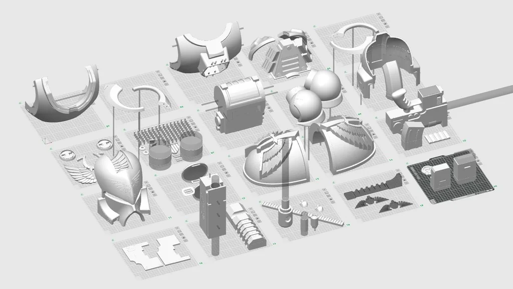 Косплей Space Marine для детей 10-12 лет (150 см)