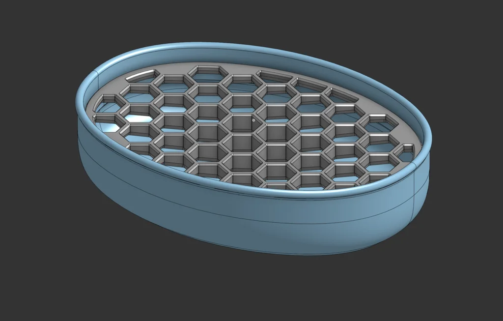 Мыльница с пористой подставкой