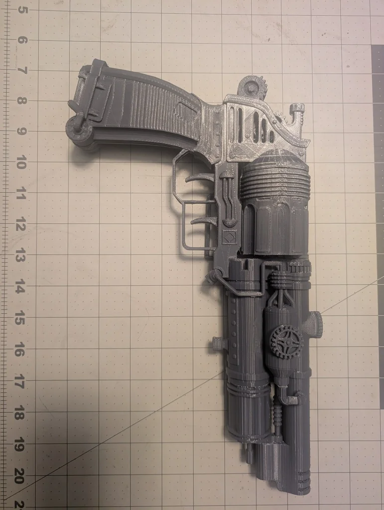 Модель Стимпанк Револьвера V2