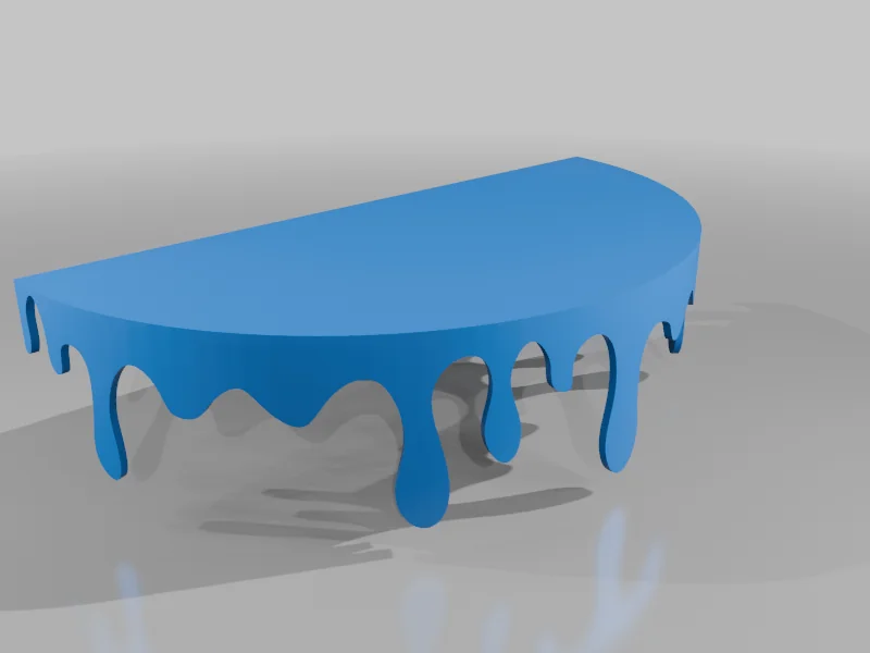 Круглая полка с каплями 12 дюймов