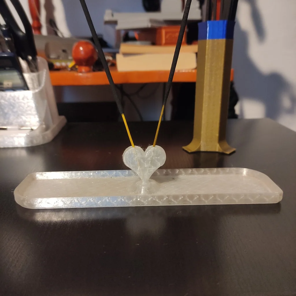 3D модель Подставка для благовоний в форме сердца - фото 1