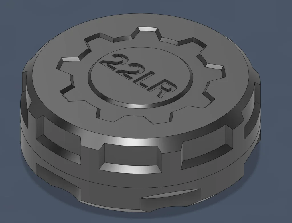 Модель упаковки для патронов 22LR