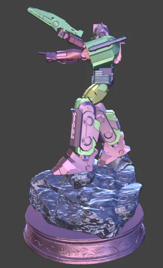 3D модель 3D модель: Головa Оптимуса Прайма - фото 4