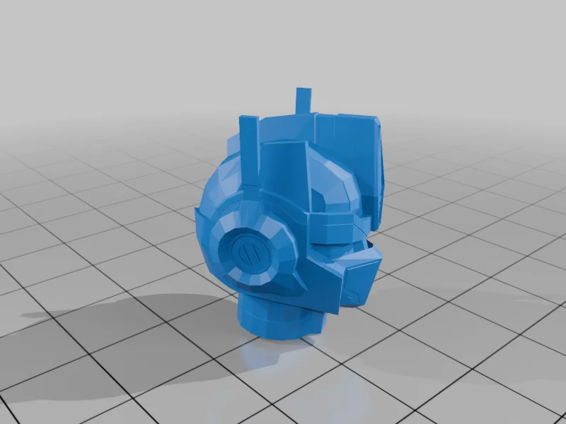 3D модель 3D модель: Головa Оптимуса Прайма - фото 9