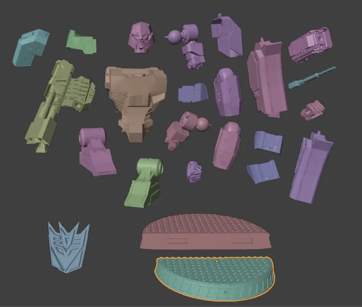 3D модель 3D-модель Мегатрона из Transformers One - фото 8