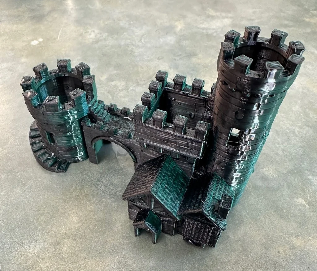 3D модель Декор аквариума: Замок - фото 2