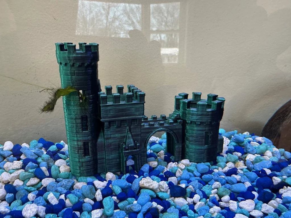 3D модель Декор аквариума: Замок - фото 3