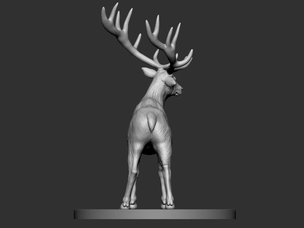 3D модель 3D модель оленя (Elk) - фото 7