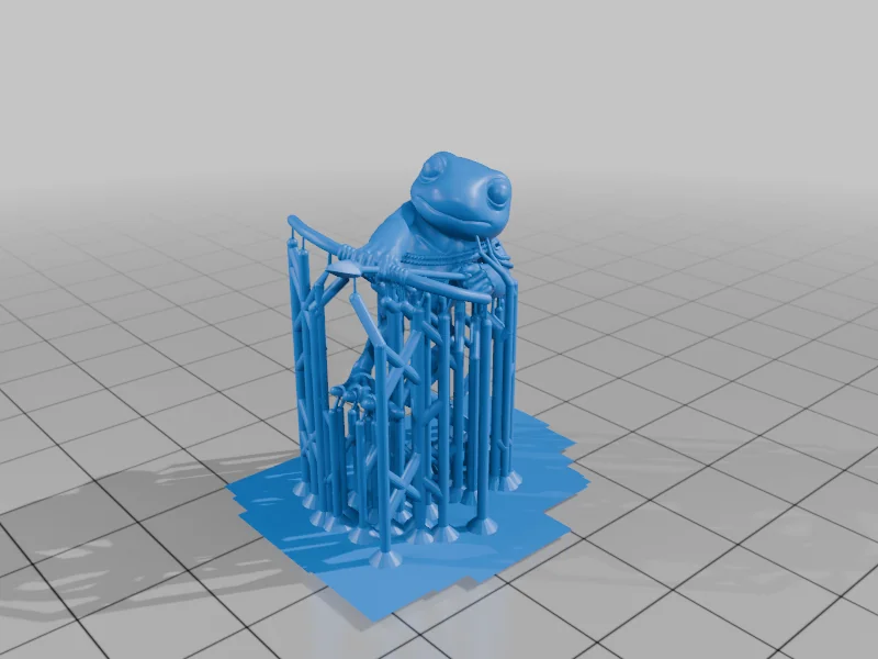 3D модель Модель Grung лучника - Руководство Воло - фото 9