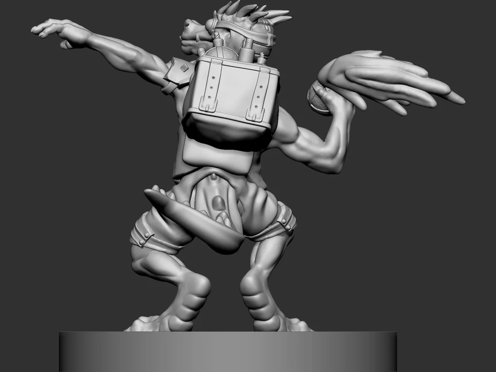 3D модель Модель Kobold Grenadier - фото 6