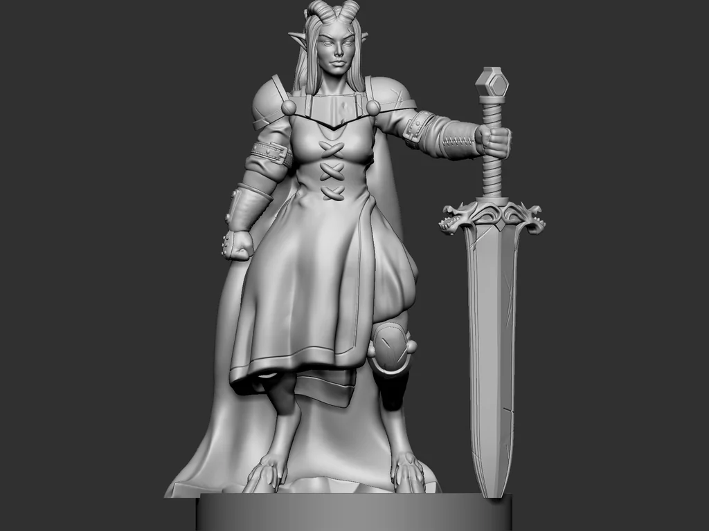 3D модель Сатир-страж: 3D модель - фото 3