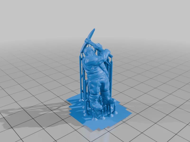 3D модель Модель Дворфа Шахтера - фото 9