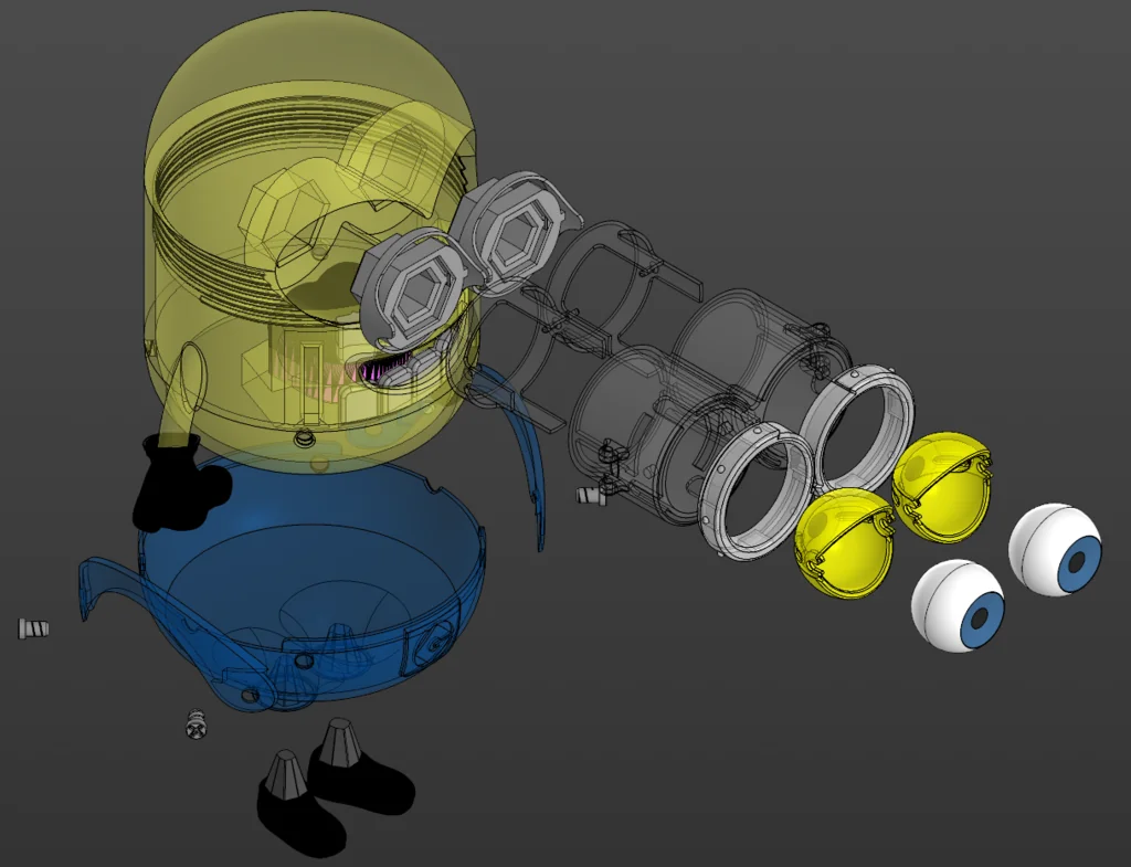Минион Боб с подвижными элементами