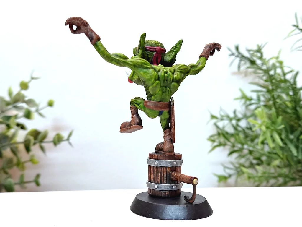 3D модель Орк - Вогланд - Нукнук - 28мм Фэнтези Миниатюра - фото 4