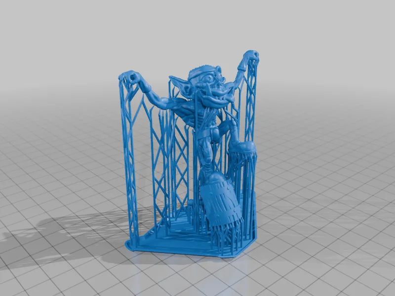 3D модель Орк - Вогланд - Нукнук - 28мм Фэнтези Миниатюра - фото 10