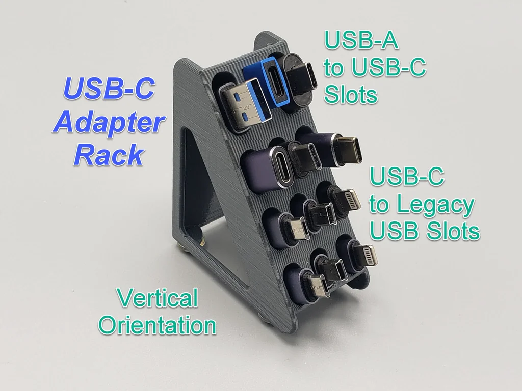 Стойка для адаптеров USB-C