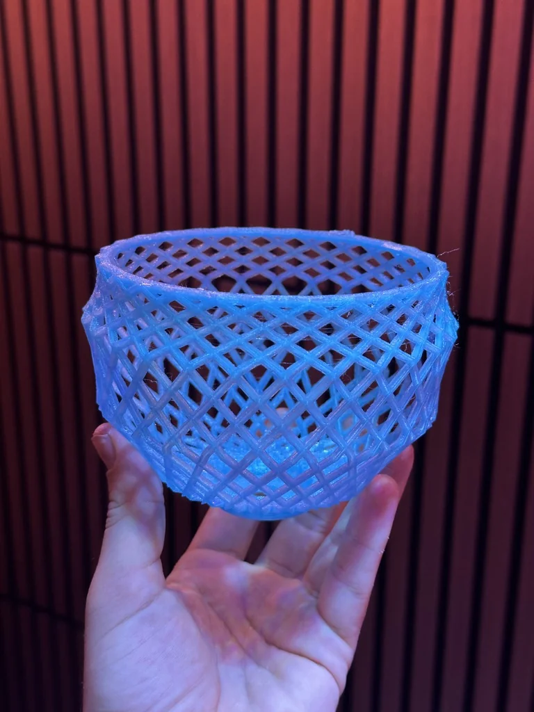 3D модель Плетёная корзина для 3D печати - фото 4