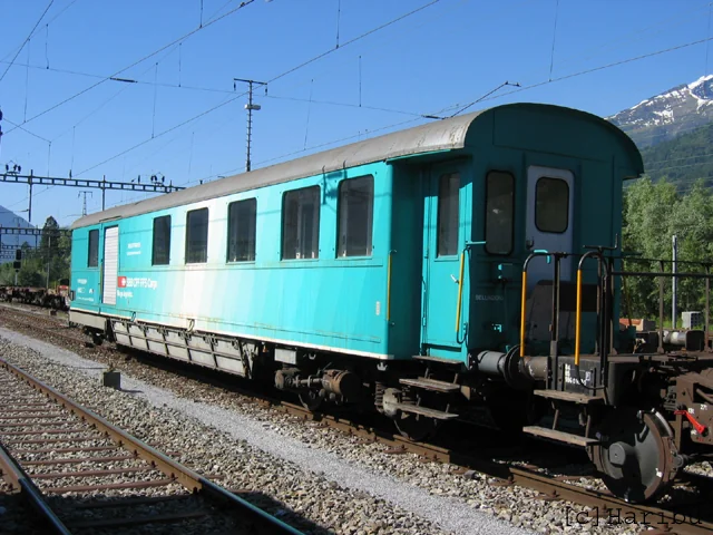 3D модель Модель HO SBB Schwertransport Begleitwagen - фото 1