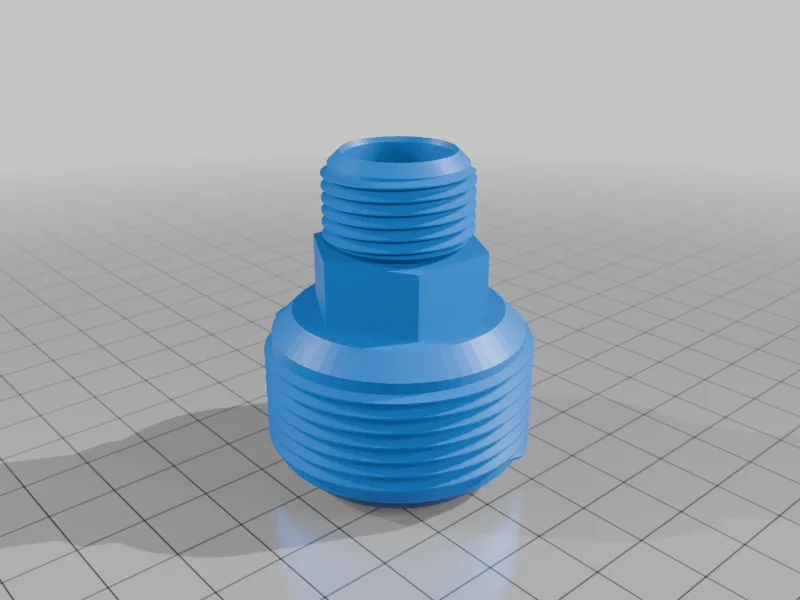 Параметрический двойной адаптер BSPP (G) для 3D-печати