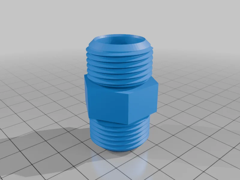 Параметрический двойной адаптер BSPP (G) для 3D-печати