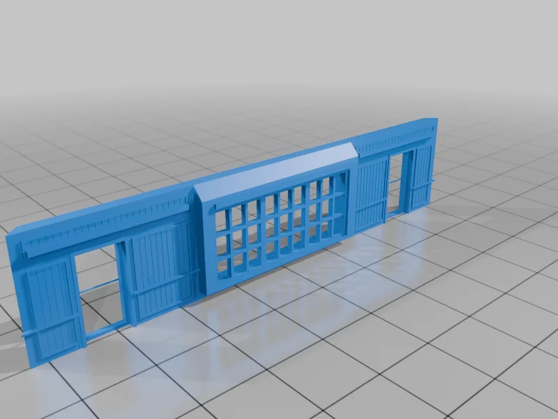 3D модель N Scale: Ресторан швидкого харчування Long John Silver's - фото 6