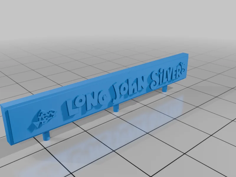 3D модель N Scale: Ресторан швидкого харчування Long John Silver's - фото 23