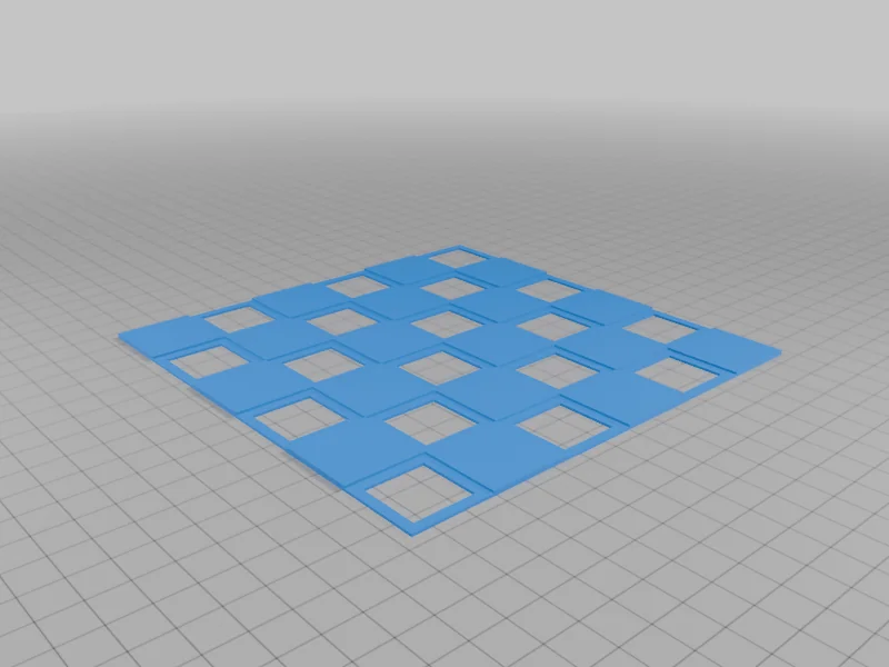 Ковровое покрытие в шахматном порядке для кукольного домика 1:12