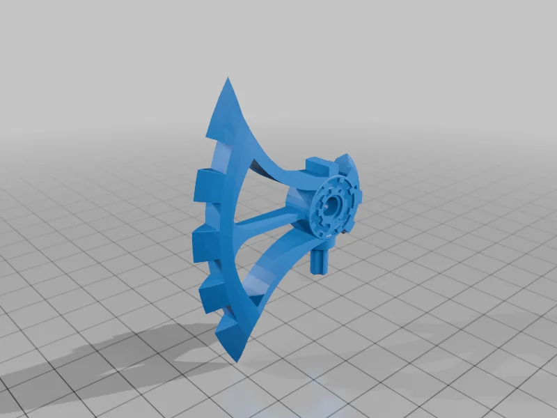 3D модель Бойова сокира Bionicle Gear - фото 5