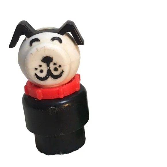 Винтажная модель собаки Little People