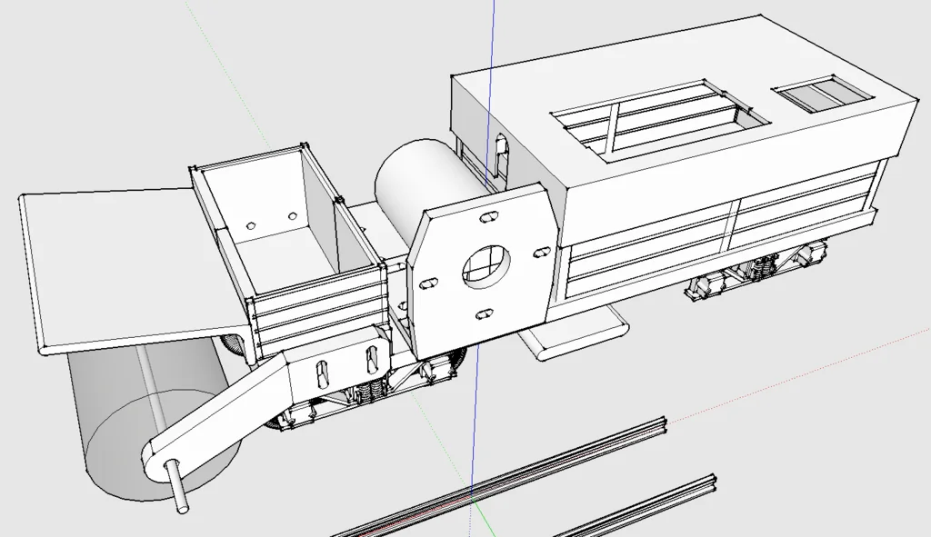 Модель: Поезд для очистки рельсов G Scale