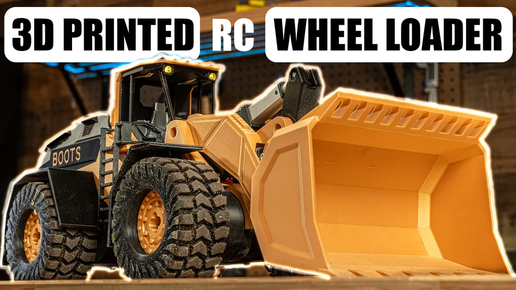 Колесный погрузчик с радиоуправлением — своими руками