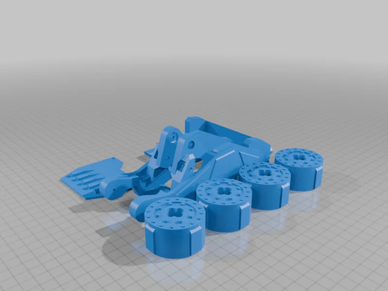 Колесный погрузчик с радиоуправлением — своими руками