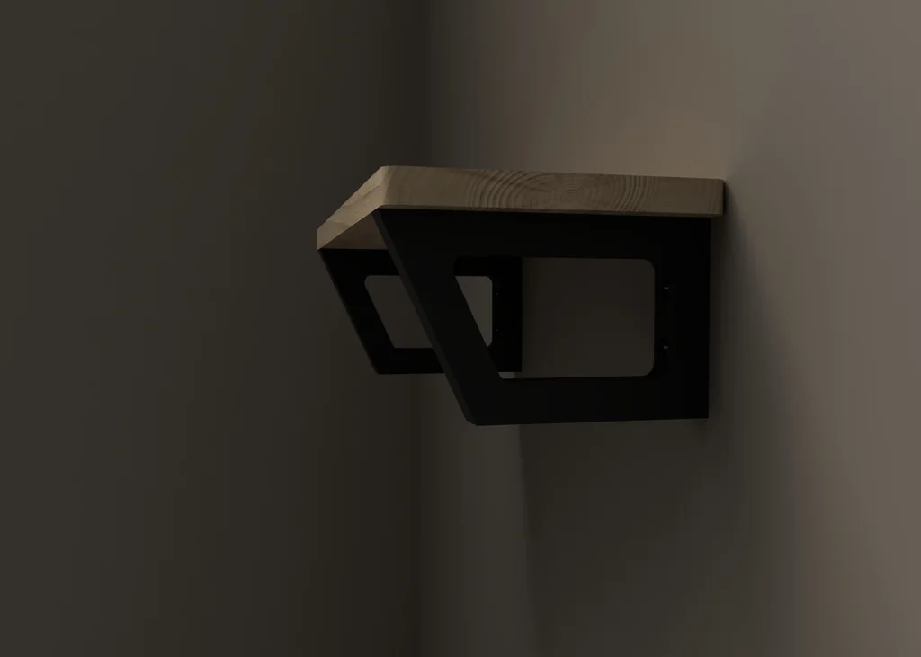 3D Напечатанная Настенная Подставка для Полок