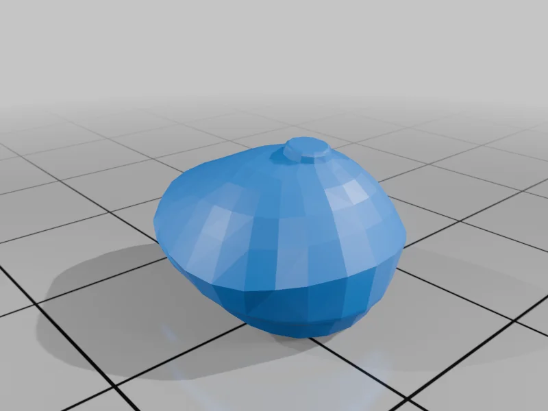 3D модель Lego Плоская Шляпа для Минифигурок - фото 2