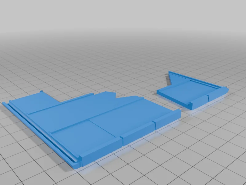 3D модель Пошкоджені елементи фабрики - фото 3