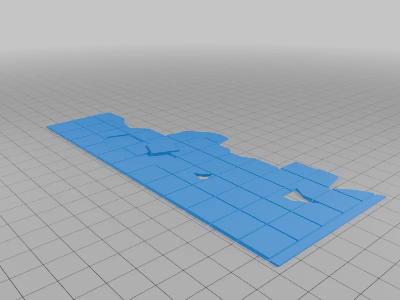 3D модель Пошкоджені елементи фабрики - фото 5