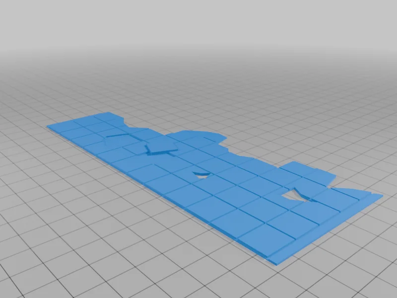 3D модель Пошкоджені елементи фабрики - фото 11