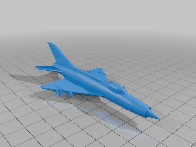 3D модель 3D Модель МиГ-21 (bis/F13/PFM) - фото 2