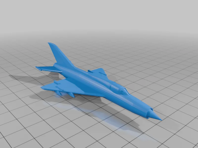 3D модель 3D Модель МиГ-21 (bis/F13/PFM) - фото 3