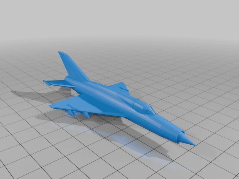 3D модель 3D Модель МиГ-21 (bis/F13/PFM) - фото 4