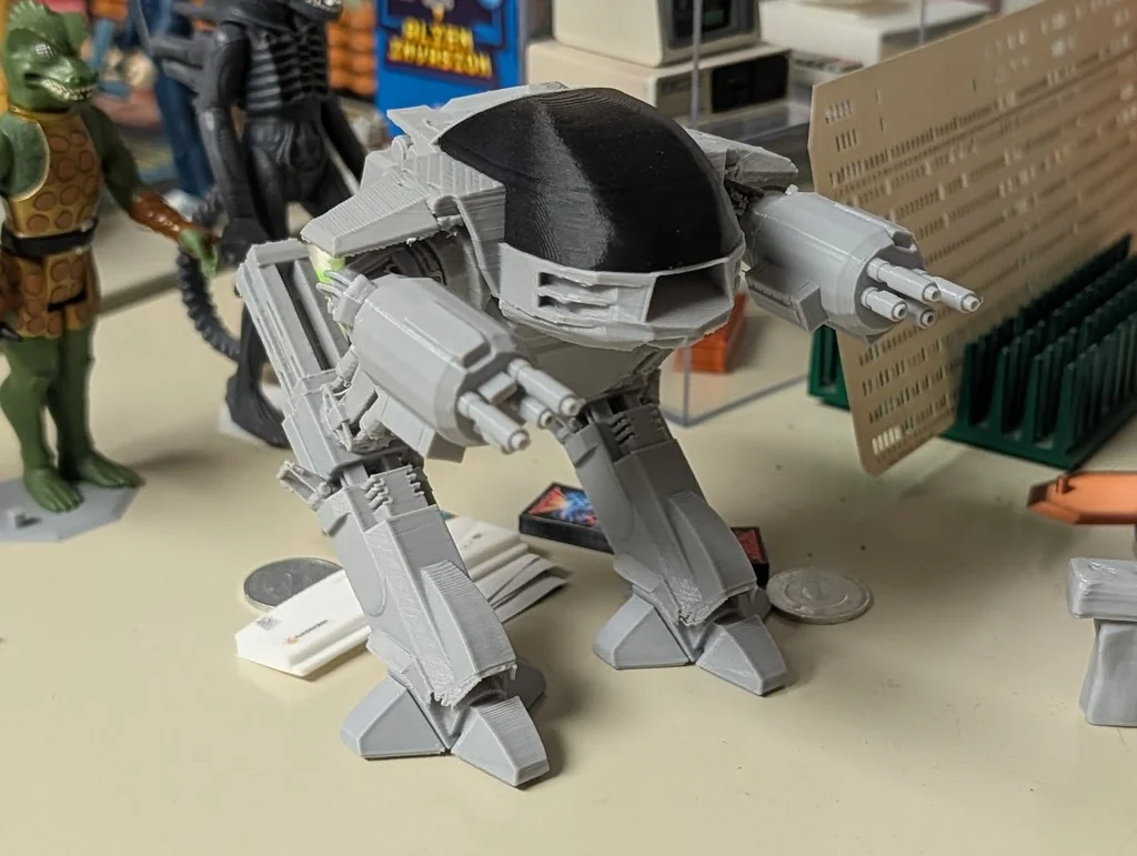 3D модель Модель ED-209 с печатными руками - фото 1