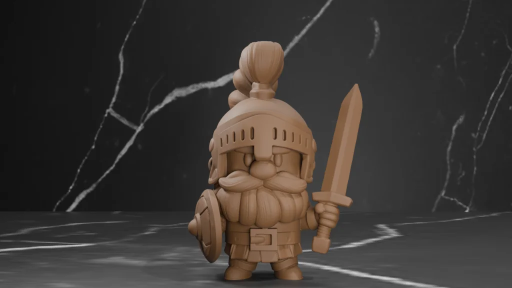 Чиби-стиль Спартанского Воина