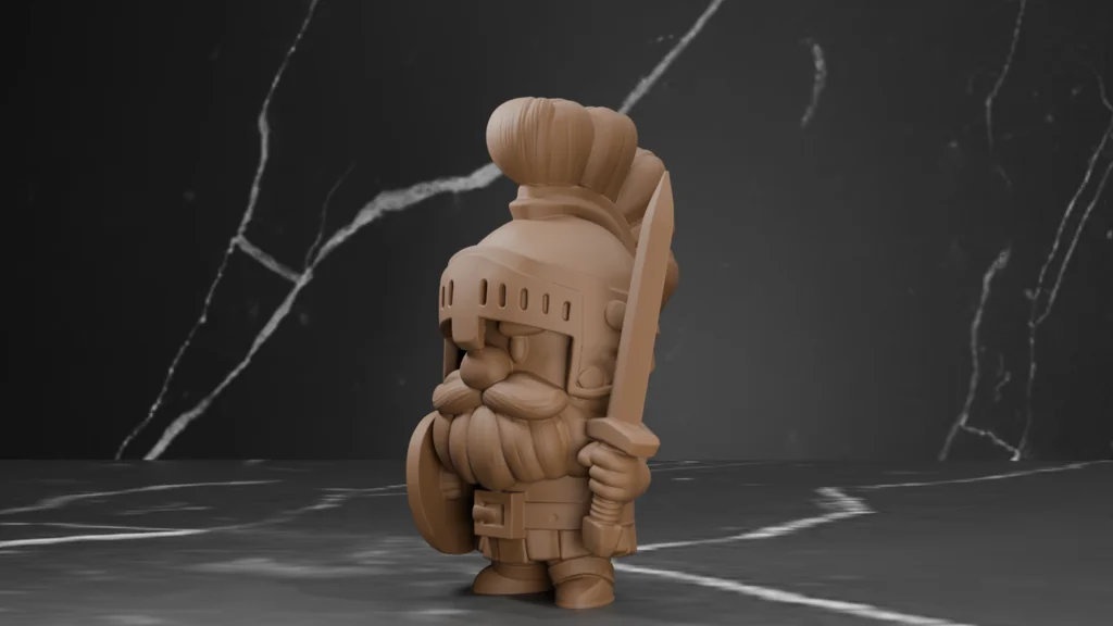 Чиби-стиль Спартанского Воина