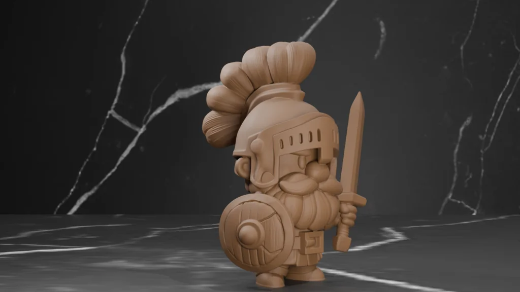 Чиби-стиль Спартанского Воина