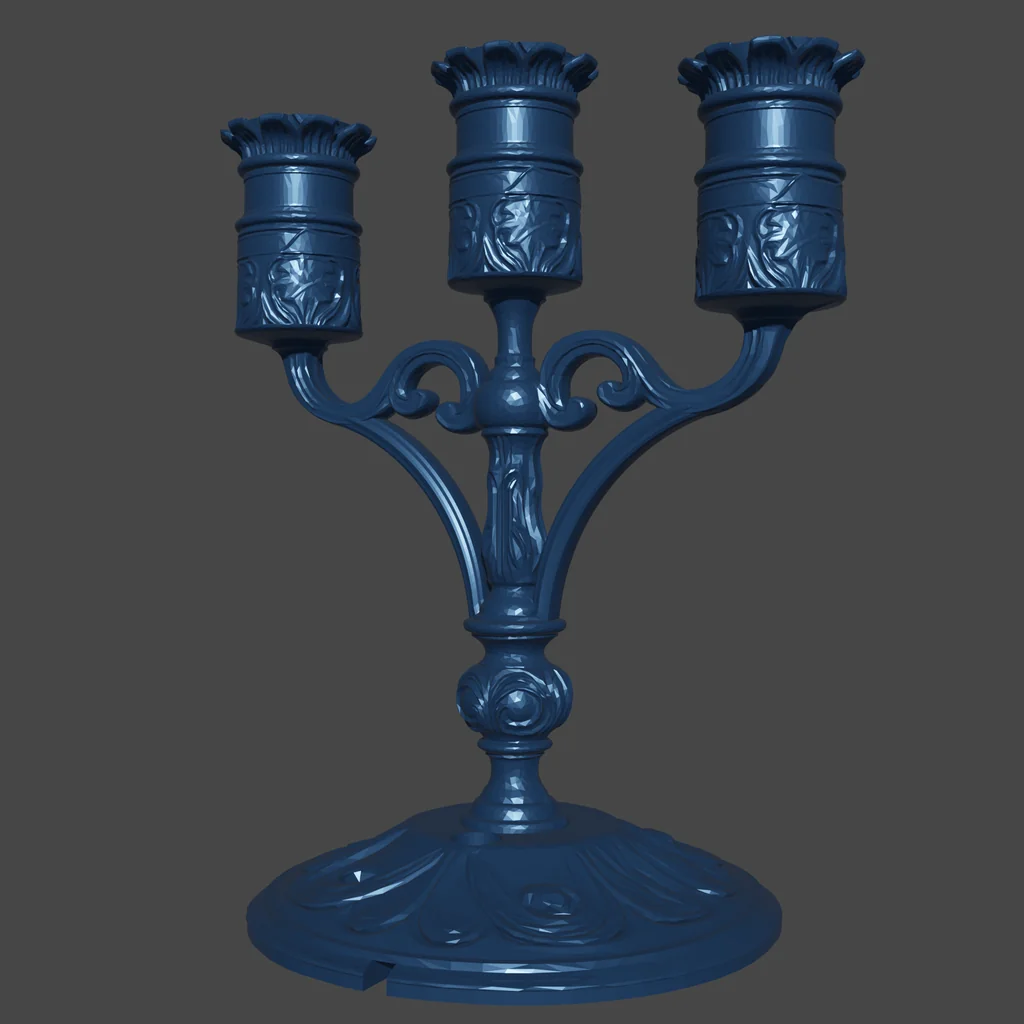 3D модель Лампочка-Подсвечник с 3 лампами E14 - фото 1