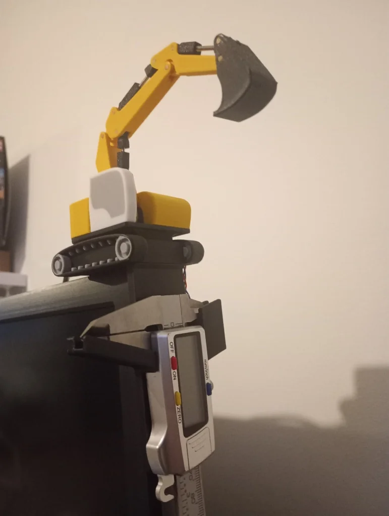 3D модель Экскаватор Вернье: Автоматизированное решение для калиперов - фото 2