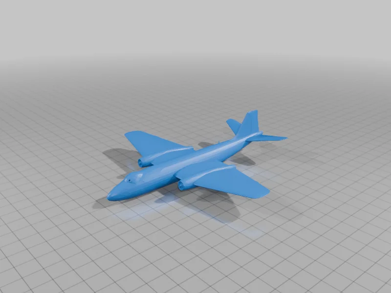 3D модель Модель B-57 в масштабі 1/144 - фото 3