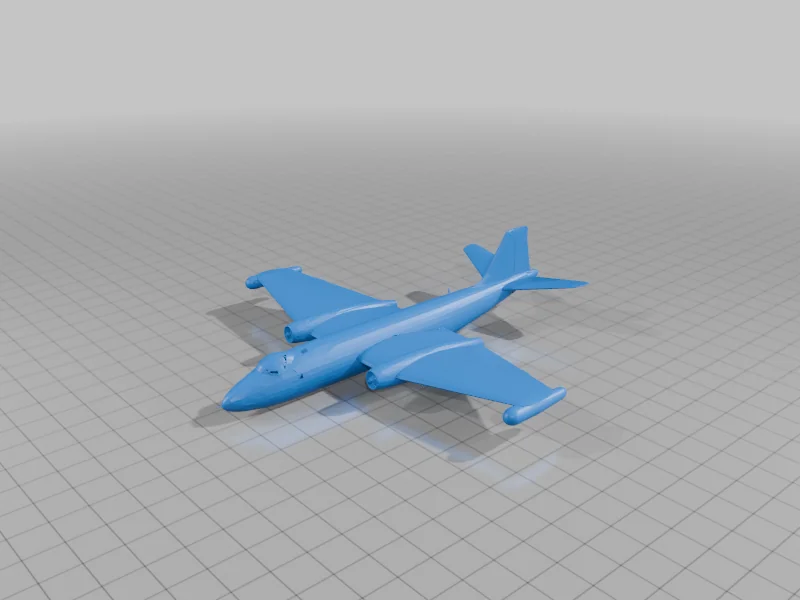 3D модель Модель B-57 в масштабі 1/144 - фото 4