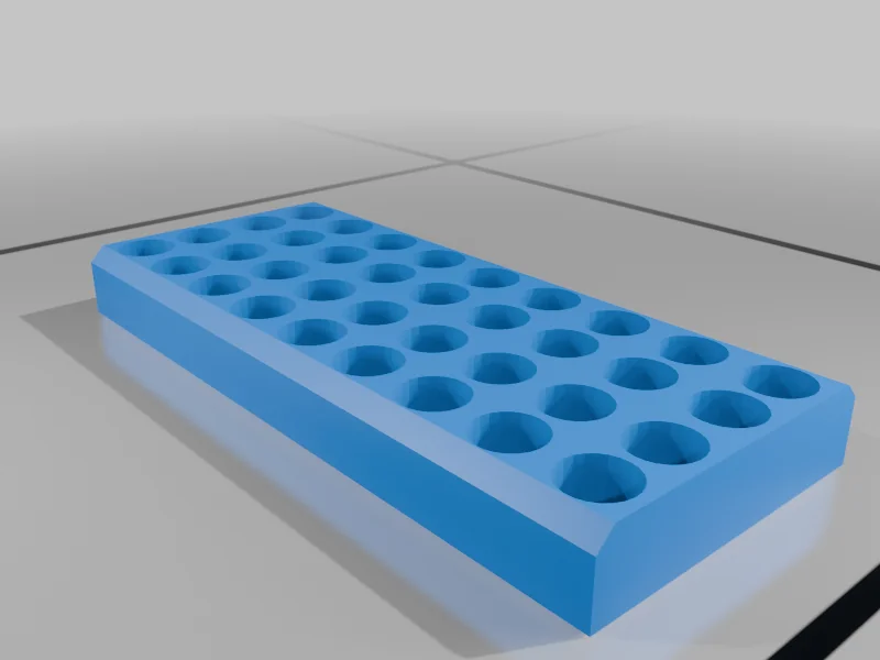 3D модель Органайзер для тюбиков акриловой краски - фото 2